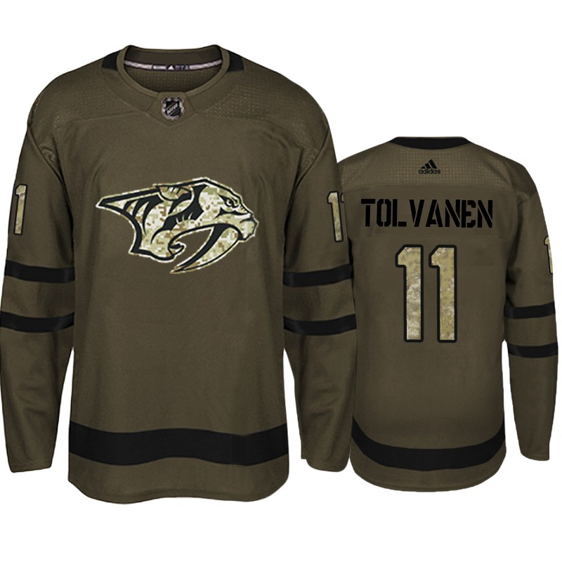 Predators Eeli Tolvanen Camo Military Jersey