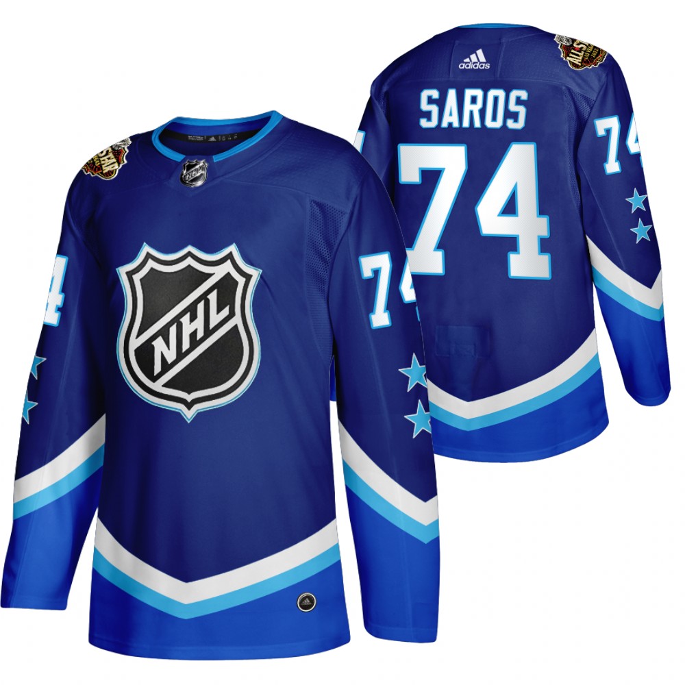 Predators Juuse Saros 2022 All-Star Blue Western Jersey