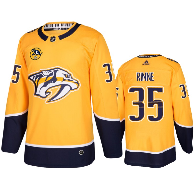 Predators Pekka Rinne Gold Home Jersey