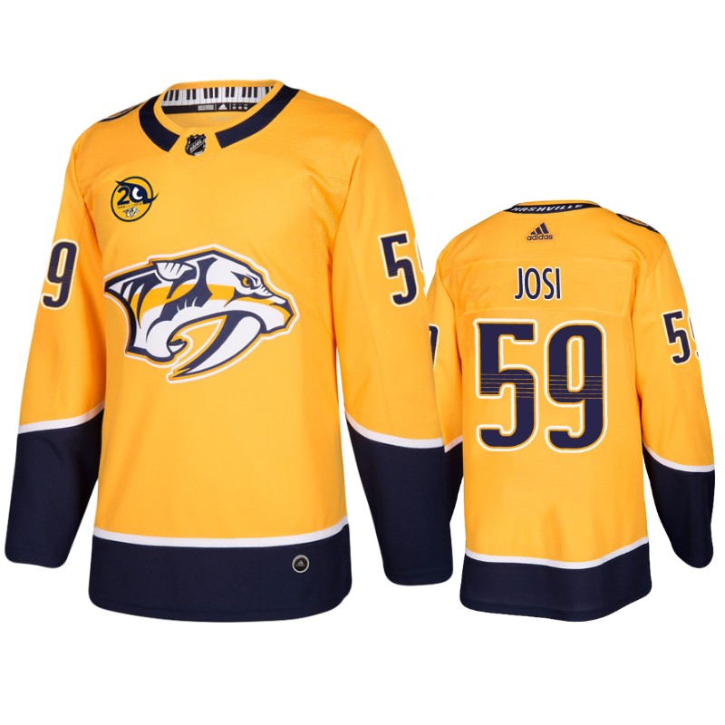 Predators Roman Josi Gold Home Jersey