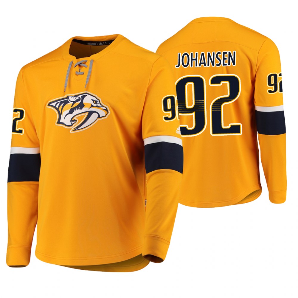 Predators Ryan Johansen Gold Platinum Jersey
