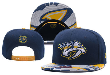 Predators Team Logo Navy Adjustable Hat YD