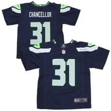 Preschool Seattle Seahawks #31 Kam Chancellor College Navy Game Jersey