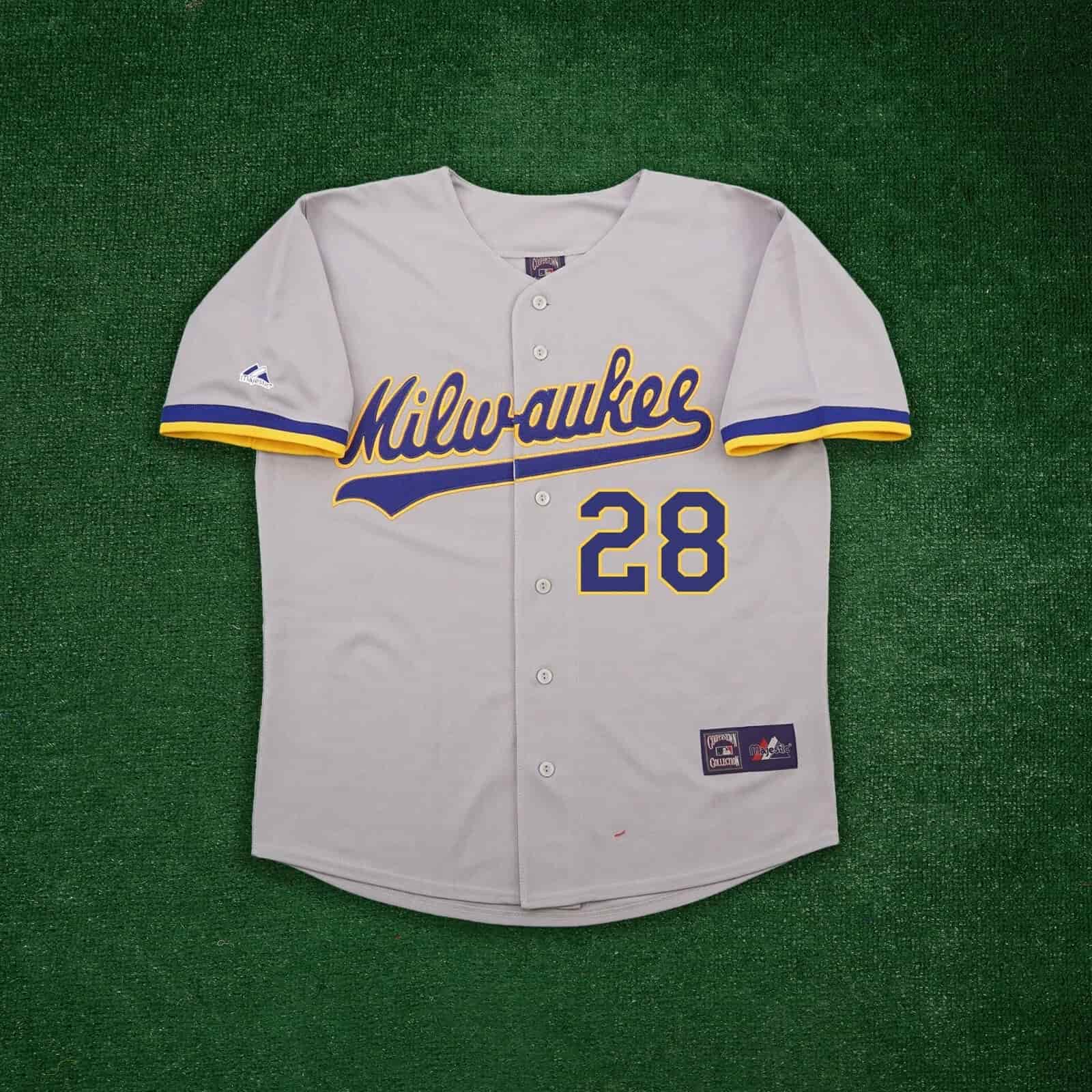 Prince Fielder 1993 Milwaukee Brewers Men's Grey Road Cooperstown Jersey