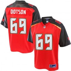 Pro Line Demar Dotson Red Tampa Bay Buccaneers #69 Jersey