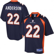 Pro Line Denver Broncos #22 CJ Anderson Alternate Jersey