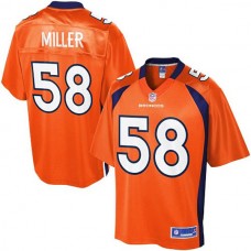 Pro Line Denver Broncos #58 Von Miller Team Color Jersey