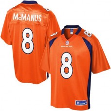 Pro Line Denver Broncos #8 Brandon McManus Team Color Jersey