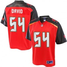 Pro Line Lavonte David Red Tampa Bay Buccaneers #54 Jersey