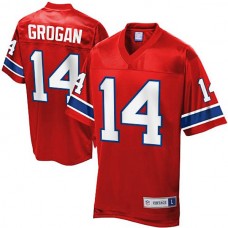 Pro Line New England Patriots #14 Steve Grogan Retired Player Jersey