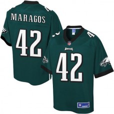 Pro Line Philadelphia Eagles #42 Chris Maragos Team Color Jersey