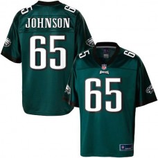 Pro Line Philadelphia Eagles #65 Lane Johnson Team Color Jersey