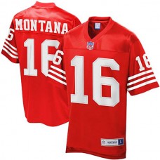 Pro Line San Francisco 49ers #16 Joe Montana Retired Player Jersey