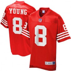 Pro Line San Francisco 49ers #8 Steve Young Retired Player Jersey