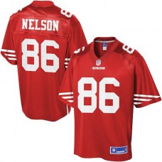 Pro Line San Francisco 49ers #86 Kyle Nelson Team Color Jersey