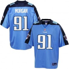 Pro Line Tennessee Titans #91 Derrick Morgan Team Color Jersey