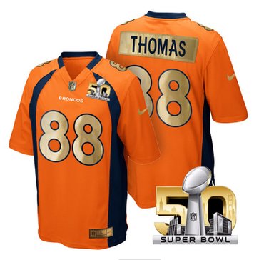 Pro Order Denver Broncos Jersey 88 Demaryius Thomas Orange Super Bowl 50 Limited Jerseys.png