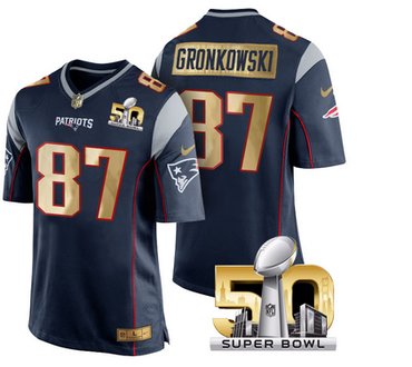 Pro Order New England Patriots Jersey 87 Rob Gronkowski Navy Blue Super Bowl Limited Jerseys.png