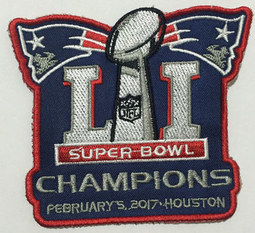 2017 Patriots Super Bowl LI 51 Champions Patch