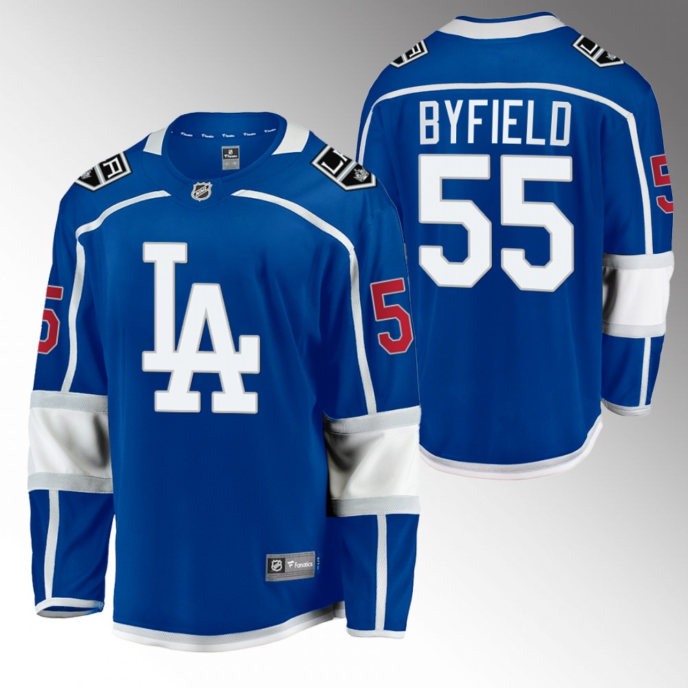 Quinton Byfield Kings LA Kings Night Jersey Royal Exclusive