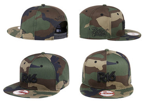 R16 South Korea Camo Fashion Snapback Adjustable Hat LH