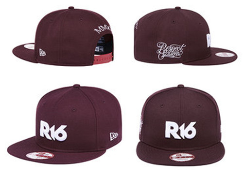 R16 South Korea Red Fashion Snapback Adjustable Hat LH