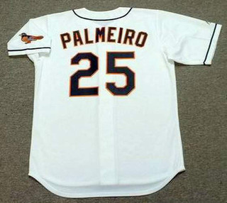 RAFAEL PALMEIRO Baltimore Orioles 1998 Majestic Throwback Baseball Jersey