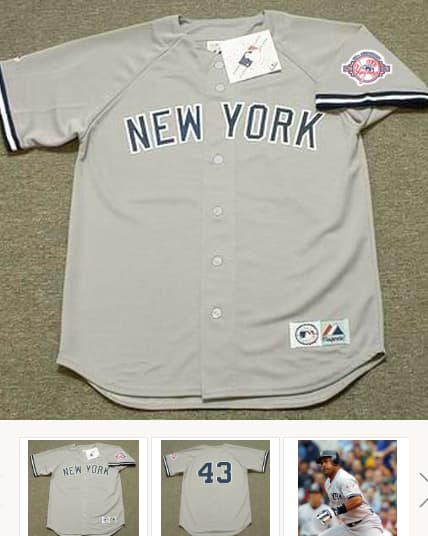 RAUL MONDESI New York Yankees 2003 Majestic Throwback Away Baseball Jersey