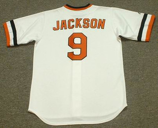 REGGIE JACKSON Baltimore Orioles 1976 Majestic Cooperstown Throwback Jersey