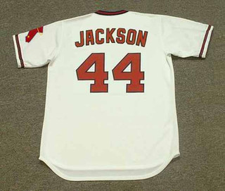 REGGIE JACKSON California Angels 1982 Majestic Throwback Baseball Jersey