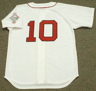 RICH GEDMAN Boston Red Sox 1987 Majestic Throwback Baseball Jersey