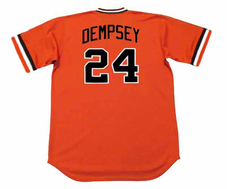 RICK DEMPSEY Baltimore Orioles 1979 Majestic Cooperstown Baseball Jersey