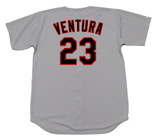 ROBIN VENTURA Chicago White Sox 1990 Majestic Throwback Away Baseball Jersey