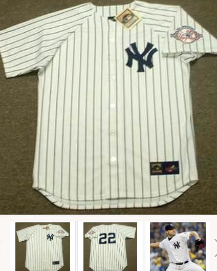 ROGER CLEMENS New York Yankees 2003 Majestic Cooperstown Home Baseball Jersey