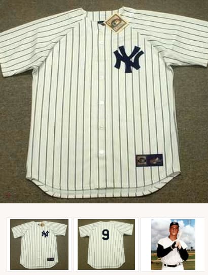 ROGER MARIS New York Yankees 1961 Majestic Throwback Home Baseball Jersey