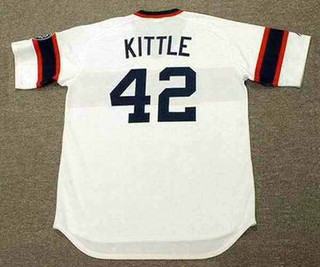 RON KITTLE Chicago White Sox 1985 Home Majestic Throwback Baseball Jersey