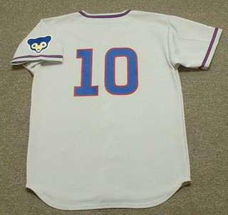 RON SANTO Chicago Cubs 1968 Away Majestic Baseball Throwback Jersey