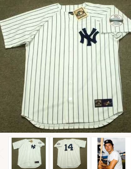 RON SWOBODA New York Yankees 1973 Majestic Cooperstown Home Jersey