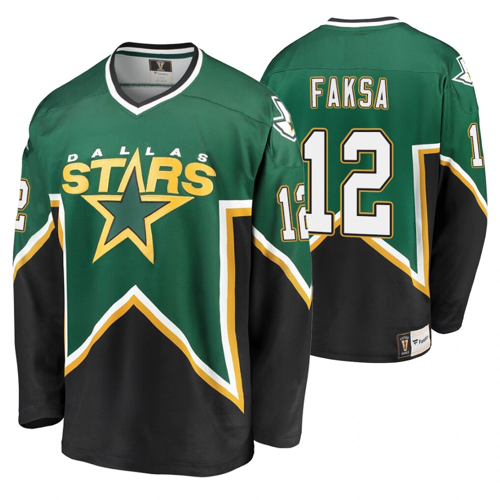 Radek Faksa Dallas Stars Kelly Green Heritage Premier Jersey Men's
