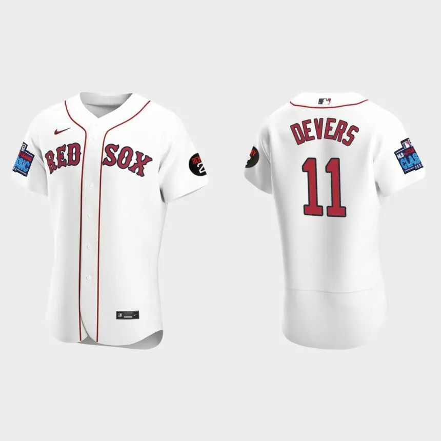 Rafael Devers Boston Red Sox 2022 Little League Classic Authentic Jersey – White