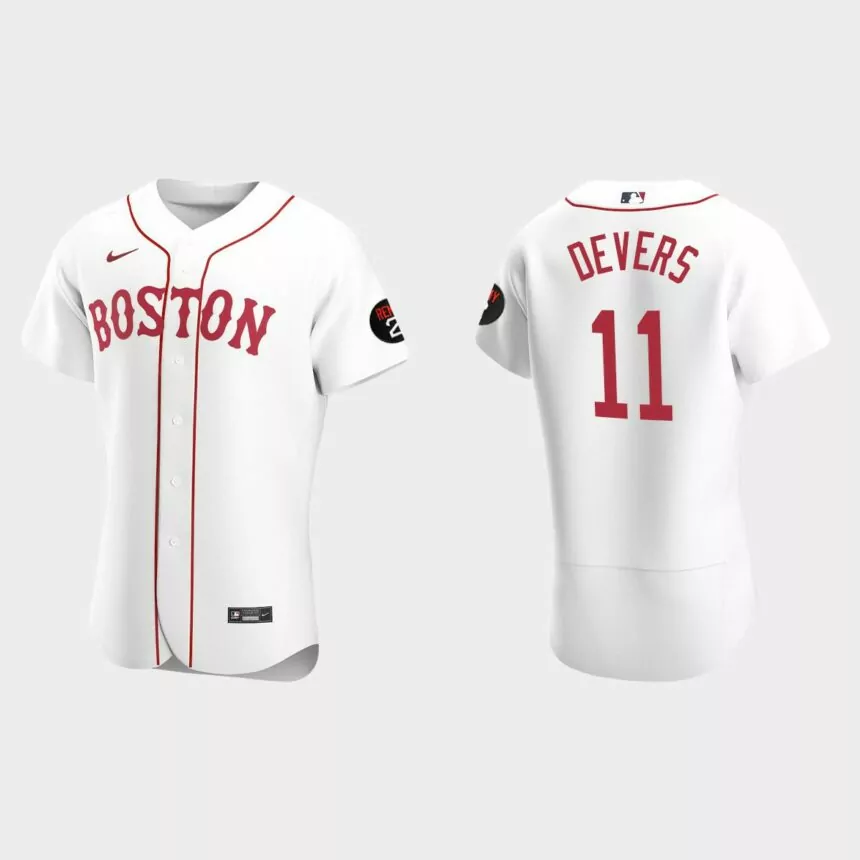 Rafael Devers Boston Red Sox Authentic Jerry Remy Jersey – White