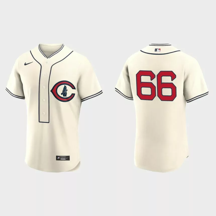 Rafael Ortega Chicago Cubs 2022 Field of Dreams Authentic Jersey – Cream