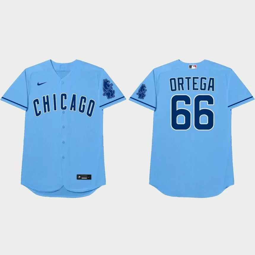 Rafael Ortega Nickname Cubs 2021 Players’ Weekend Ortega Jersey – Blue