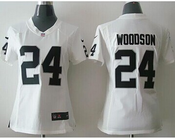 Raiders #24 Charles Woodson Elite NFL Jersey