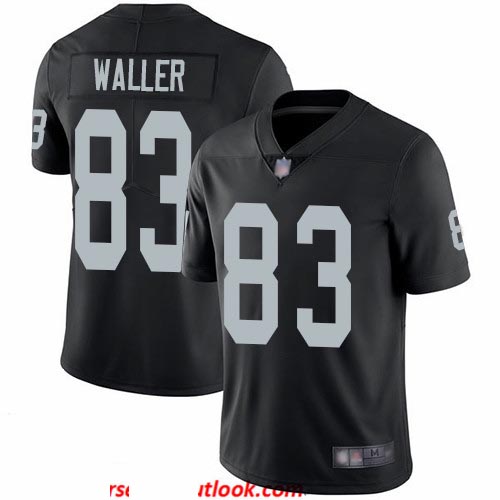 Raiders #83 Darren Waller Black Team Color Youth Stitched Football Vapor Untouchable Limited Jerse