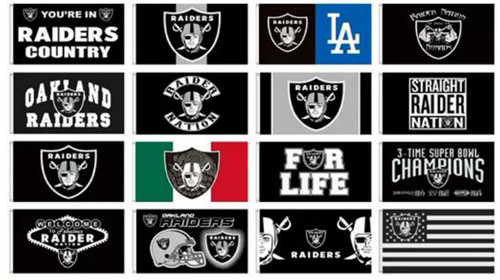 Raiders Flag 3X5FT 