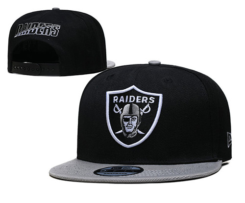 Raiders Gray Snapback Hat --TX