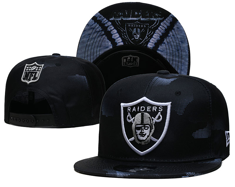 Raiders Snapback Black Hat --YD