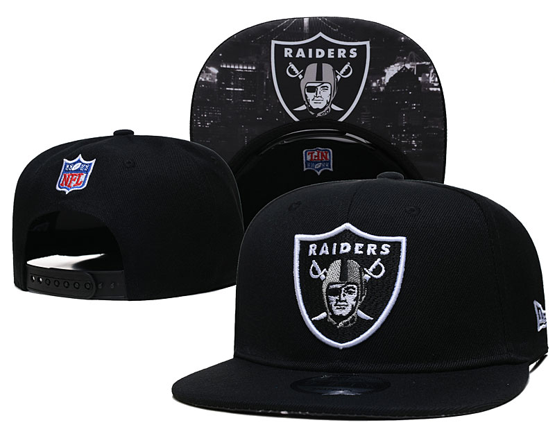 Raiders Team Logo Snapback Hat  --TX