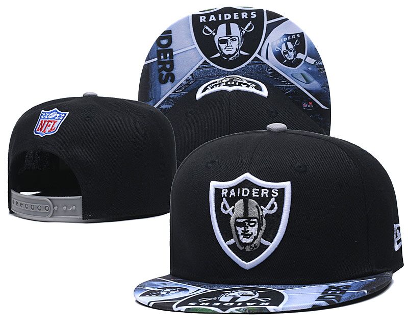 Raiders Team logo Snapback Hat --LH